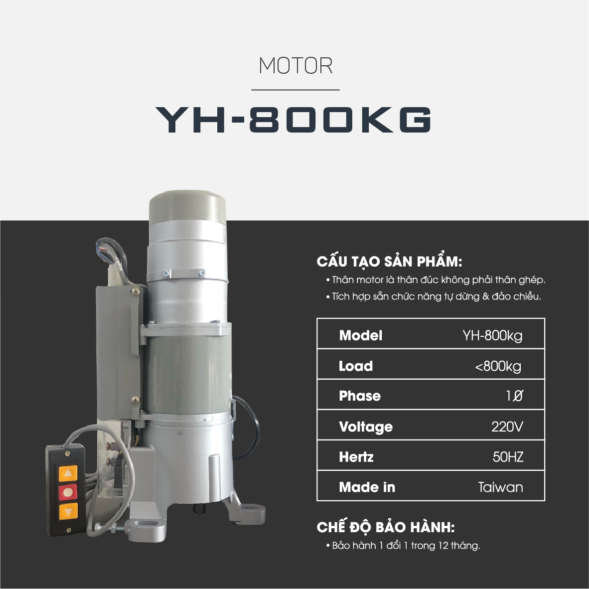 Motor YH 800KG