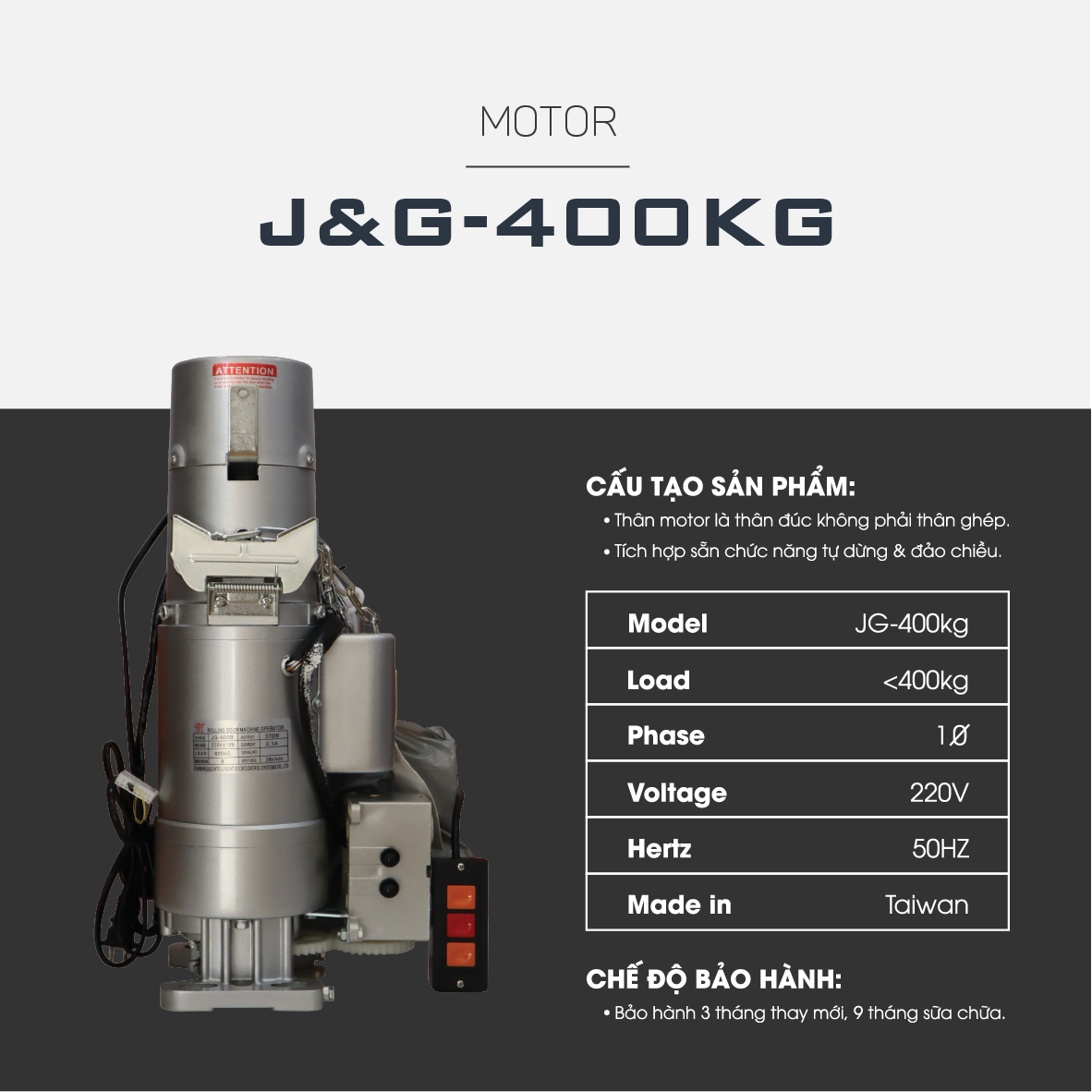 Motor JG 400KG