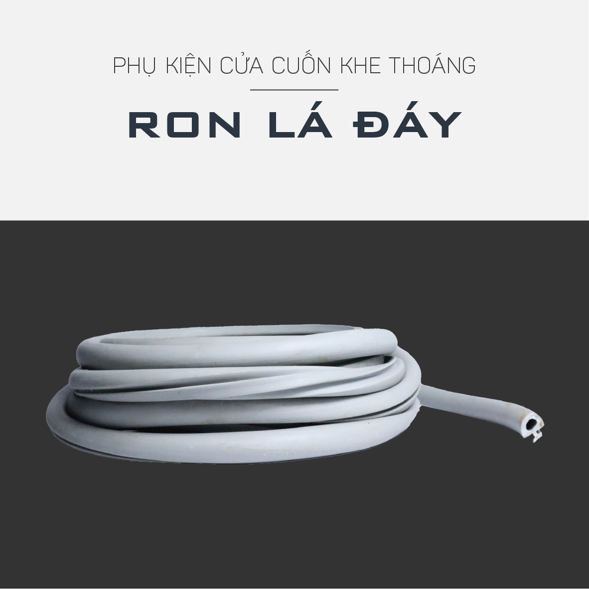 Ron Lá Đáy Cửa Cuốn Khe Thoáng